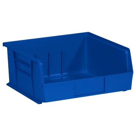 Bsc Preferred 10-7/8 x 11 x 5'' Blue Plastic Stack & Hang Bin Boxes, 6PK BUY00014925